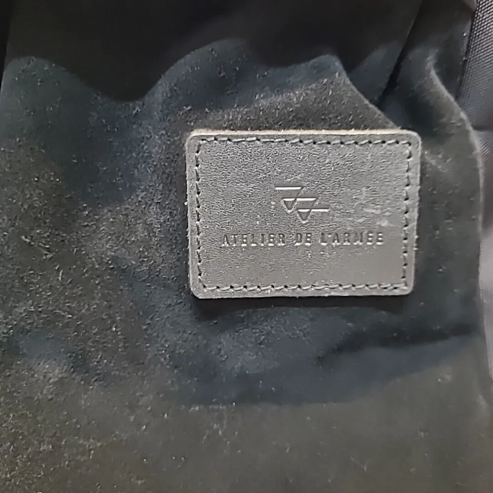 Atelier‎ de L'Armee Blackpack Black Canvas/Leather/Suede